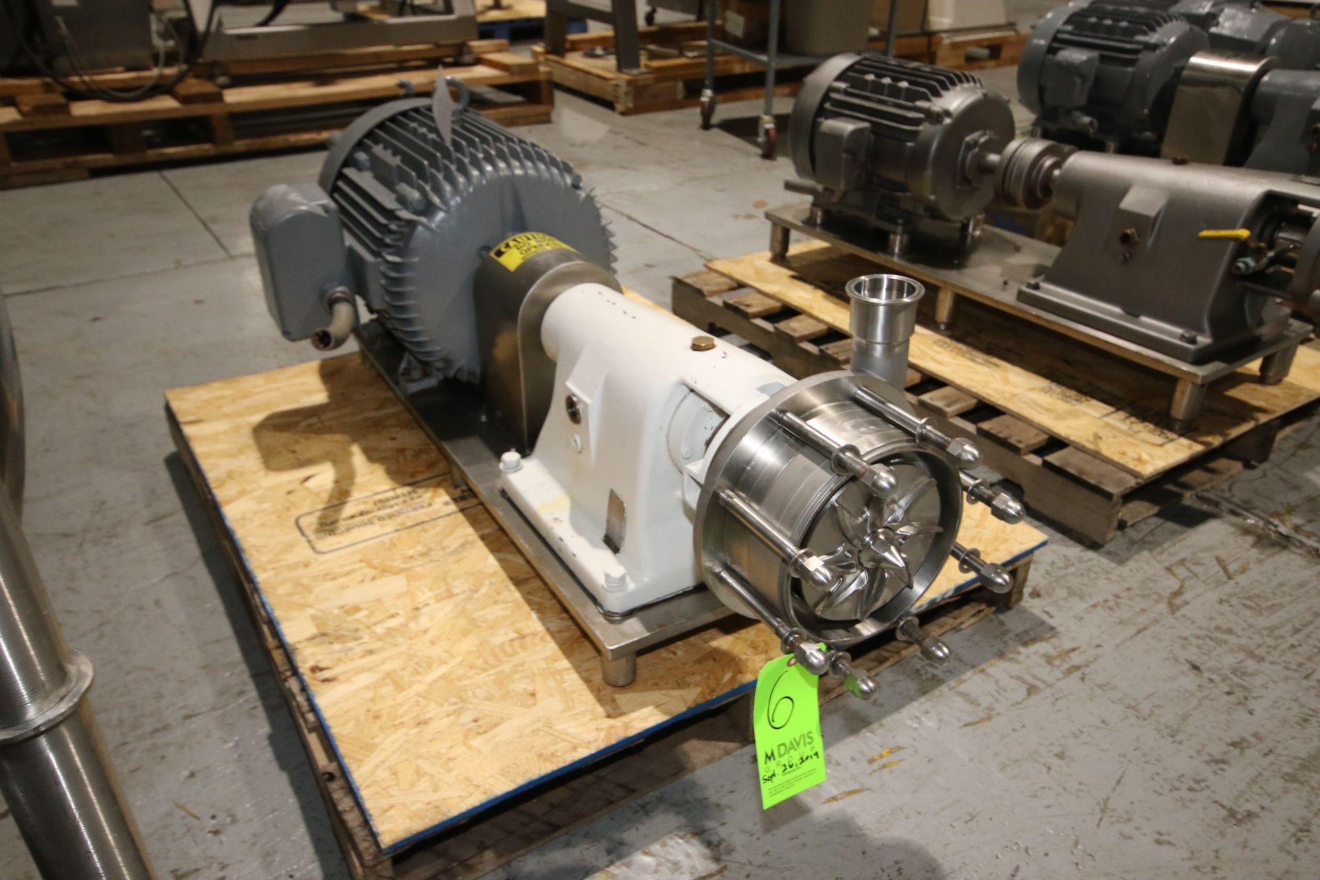 Fristam High Pressure Multi-Stage Centrifugal Pump, M/N FM 332-175, S/N FM33268012, Mounted on S/S - Image 2 of 4