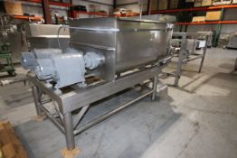 Rietz S/S Dual Ribbon Blender, M/N RS-23-K5405-6, S/N RS-720844-C, with (2) Baldor 7.5 hp Motors,