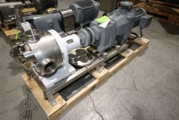 Sine 15 hp Positive Displacement Pump, M/N SPS050HNTCM, S/N 208725050A237M, with 4" Clamp Type