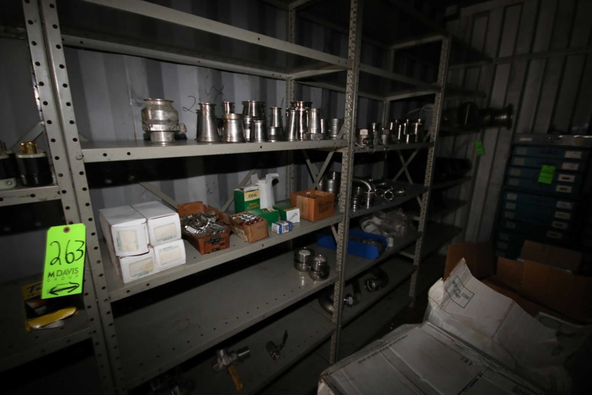 6-Shelving Units with Contents, Includes PD Pump Propeller, Actuated Ball Valves, Threaded S/S - Image 3 of 4
