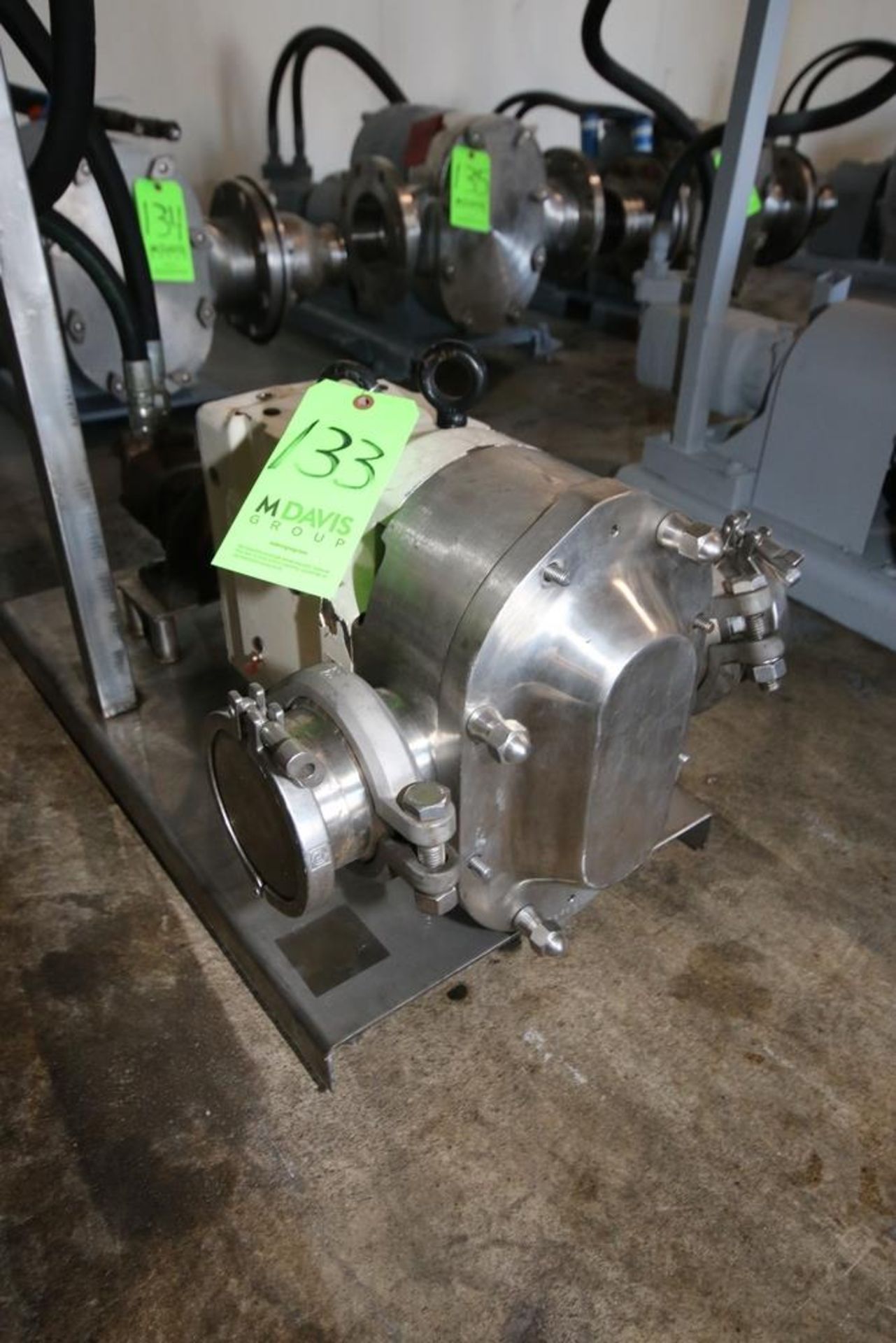 WrightFlow Positive Displacement Pump, M/N WB1300TRA20, S/N 10F8265, with 4" Clamp Type Inlet/ - Image 4 of 5