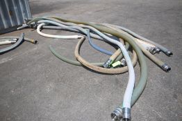 Transfer Hoses, Sizes Between 2"-4" S/S Clampy Type Ends, Assorted Lengths