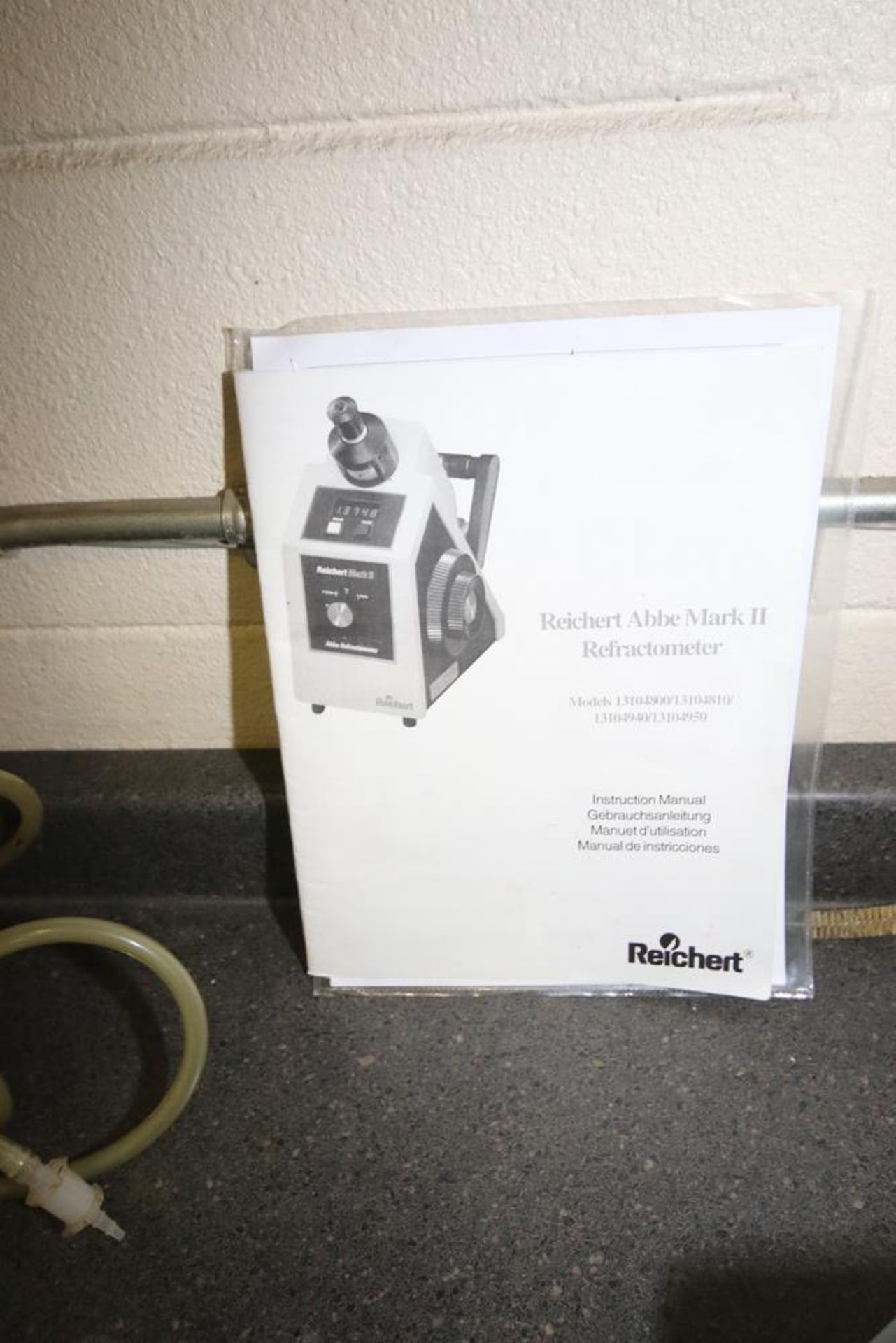 Reichert Leica Abbe Mark II Refractometer, M/N 13104800, with Sight Scope and Instruction Manual - Image 3 of 3