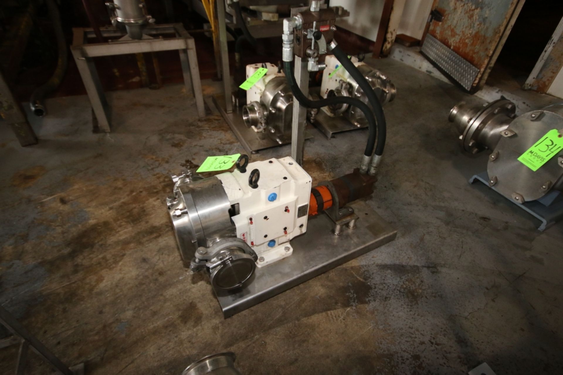WrightFlow Positive Displacement Pump, M/N WB1300TRA20, S/N 10F8265, with 4" Clamp Type Inlet/ - Image 2 of 5