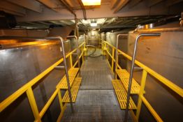 Tank Farm Cat Walk System, Includes Grated Platform System & Hand Rails, Set of Stairs, with