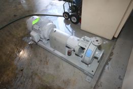 Durco Aprox. 10 hp Positive Displacement Pump, Mounted on Frame