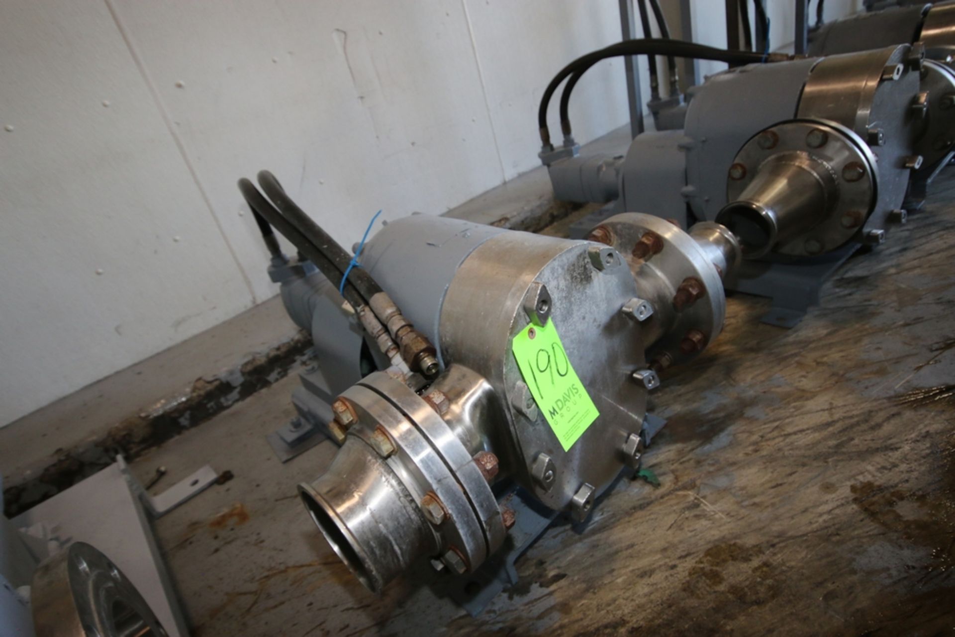 Tri-Clover Positive Displacement Pump, M/N PR300-6F-TC1-4-SL-S, with 4" Clamp Type Inlet/Outlet, - Image 2 of 2