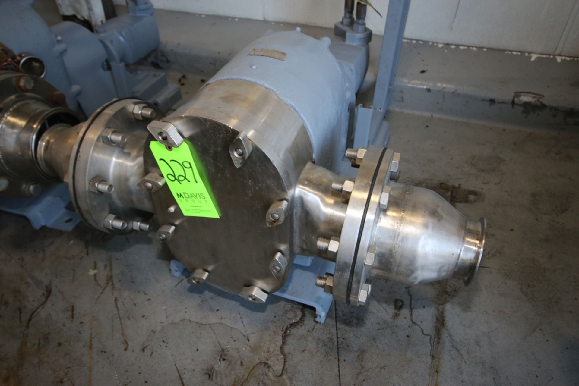 Tri-Clover Positive Displacement Pump, M/N PR300-6F-TC1-4-SL-S, S/N 89066, with 4" Clamp Type - Image 2 of 3