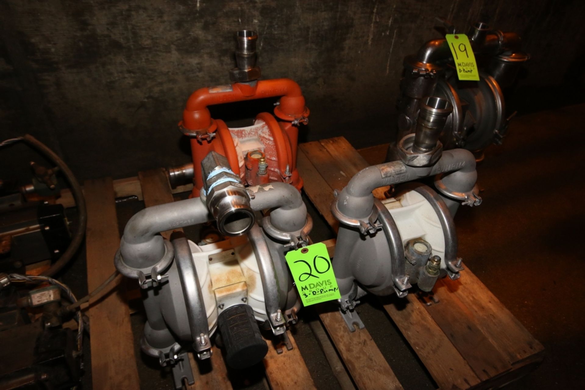 Wilden Diaphragm Pumps, 2-S/S Design with 2" Clamp Type Inlet/Outlet, & 1-Wilden Painted Diaphragm - Image 2 of 2