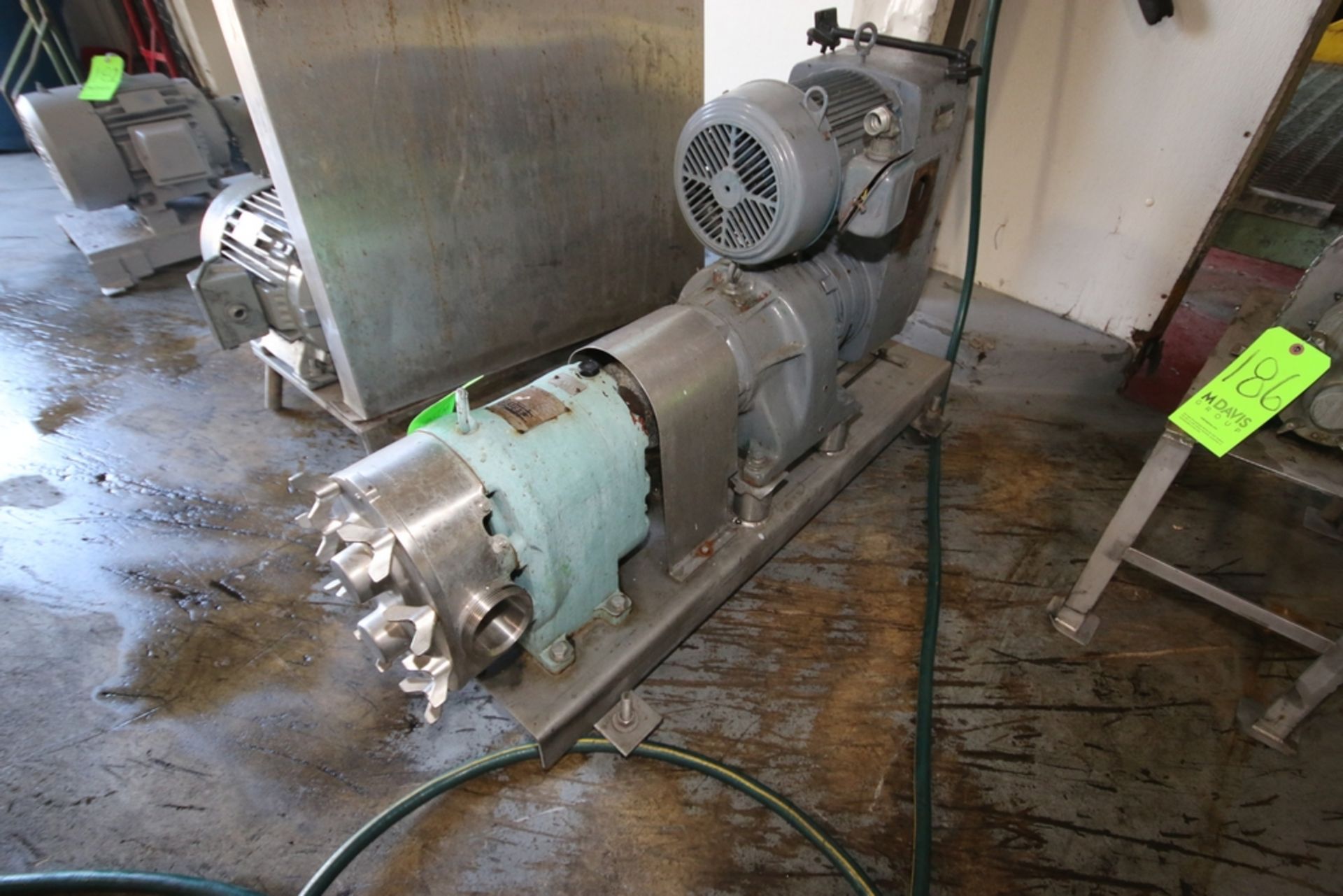 Nakamura 5 hp Positive Displacement Pump, M/N RMU, Type 125VTZB, Size 3, with 3" Thread Type Inlet/ - Image 6 of 7