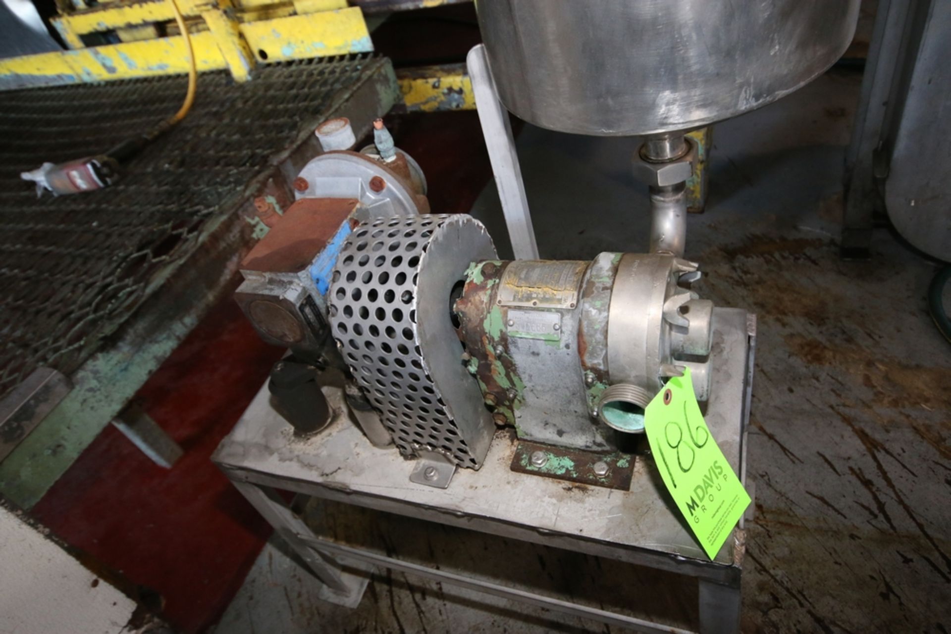 Waukesha Positive Displacement Pump, Size 10, S/N DO8508, with 1" Thread Type Inlet/Outlet, with 12" - Image 3 of 3