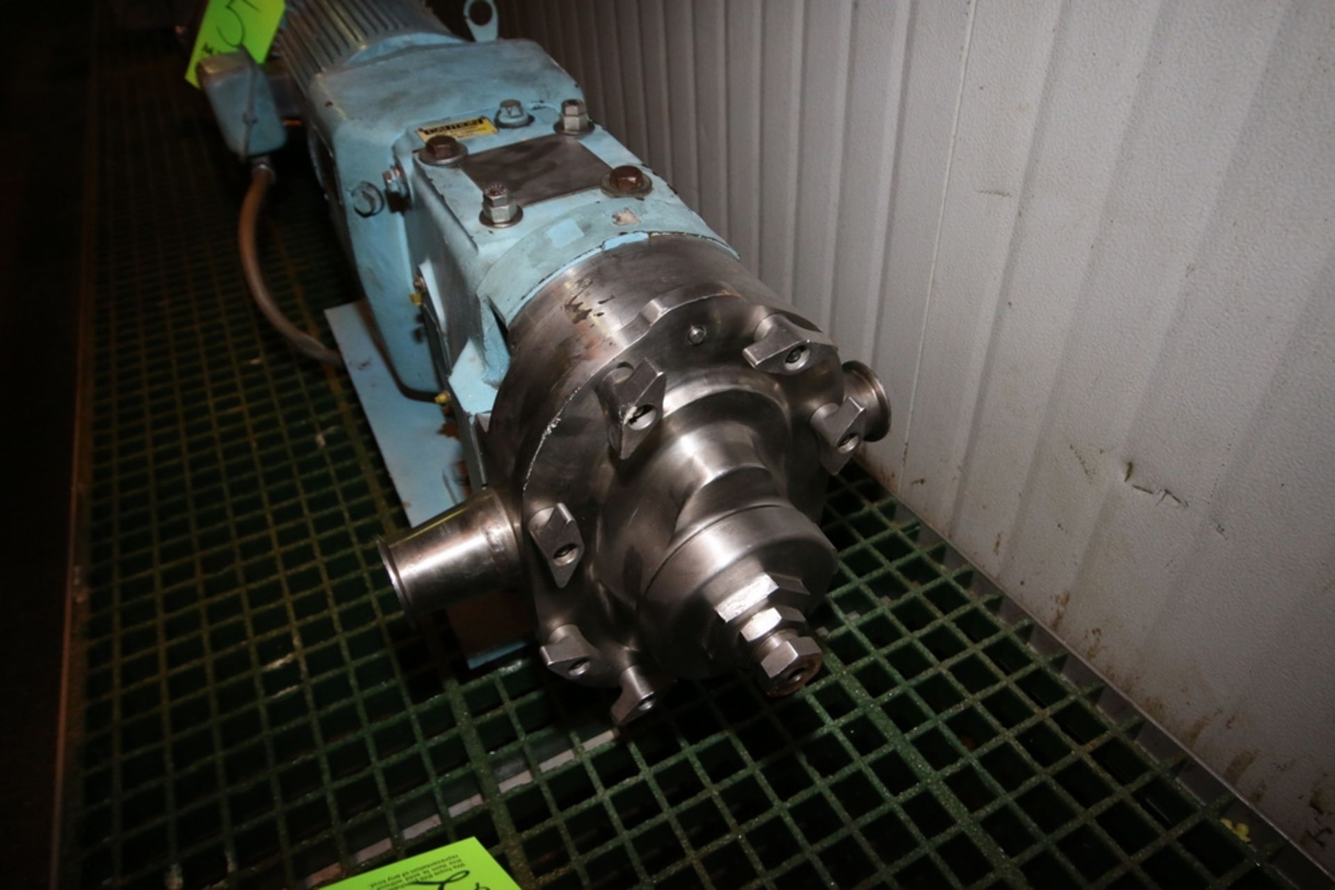 Waukesha Aprox. 5 hp Positive Displacement Pump, Size 60, S/N 89594SS, with 2" Clamp Type Inlet/ - Image 2 of 4