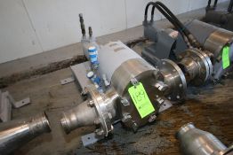 Tri-Clover Positive Displacement Pump, M/N PR300-6F-TC1-4-SL-S, S/N T9730J, with 4" Clamp Type