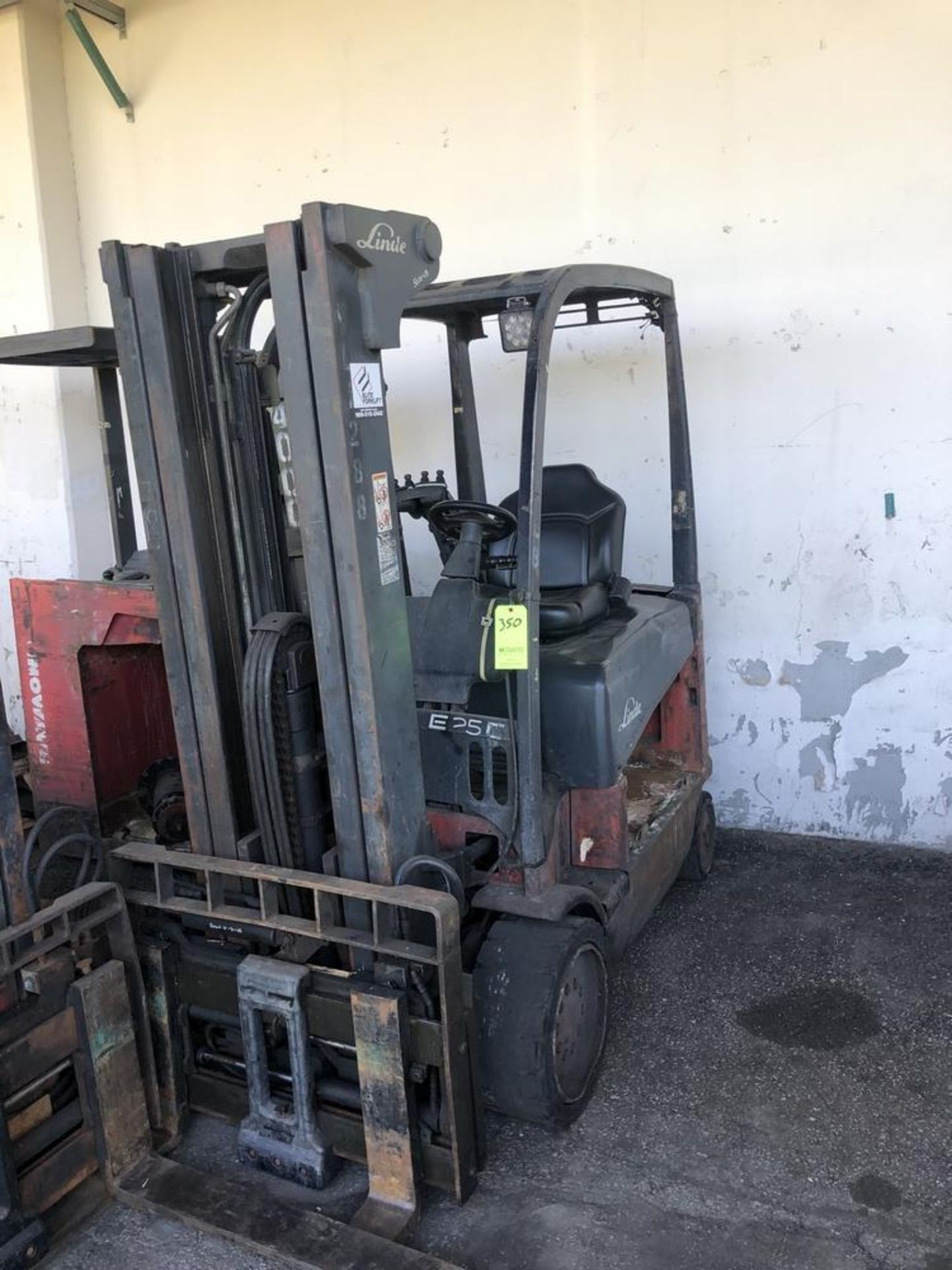 Linde 5,000 lb. Sit-Down Forklift, 40 Volts (NOTE: Not Operable)