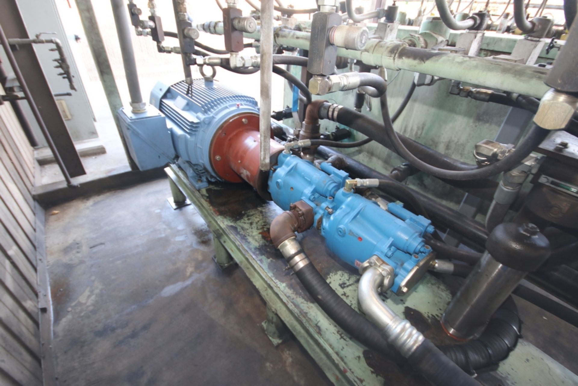 Plant Hydraulic System, with 2016 125 hp Hydraulic Pump, Type HLS, 1485 RPM, with Associated - Image 3 of 7