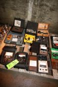 Lot of Assorted Testing Units, Includes (2) Simpson Voltage Testers, (2) Annie Vacuum Analyzers,