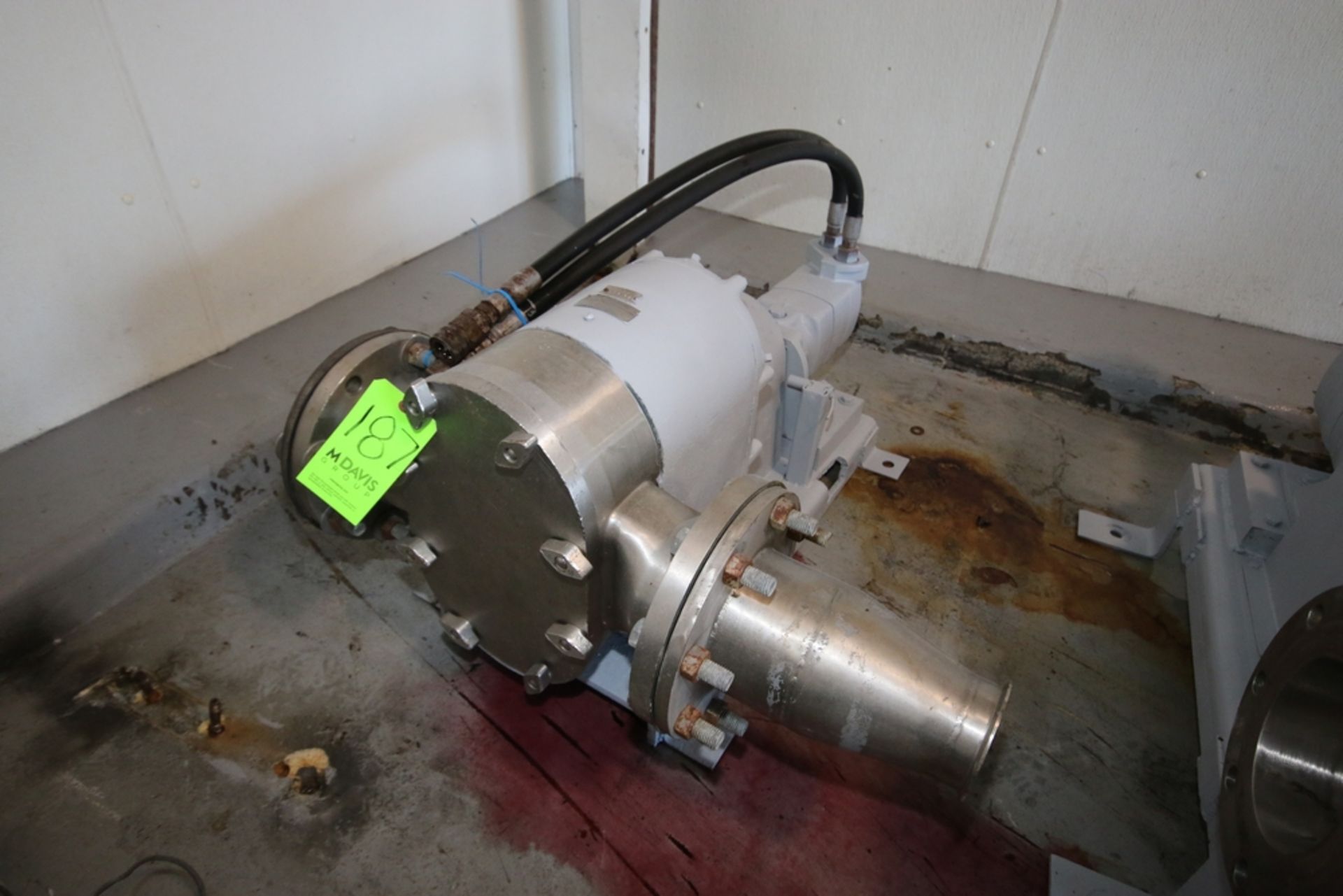 Tri-Clover Positive Displacement Pump, M/N PR300-6F-TC1-4-SL-S, S/N R6890, with 4" Clamp Type