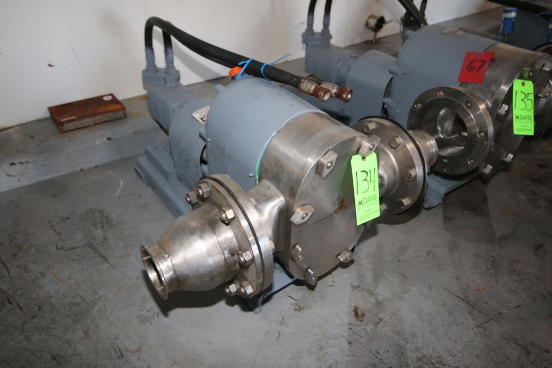 Tri-Clover Positive Displacement Pump, M/N PR300-6F-TC1-4-SL-S, with 4" Clamp Type Inlet/Outlet - Image 4 of 5