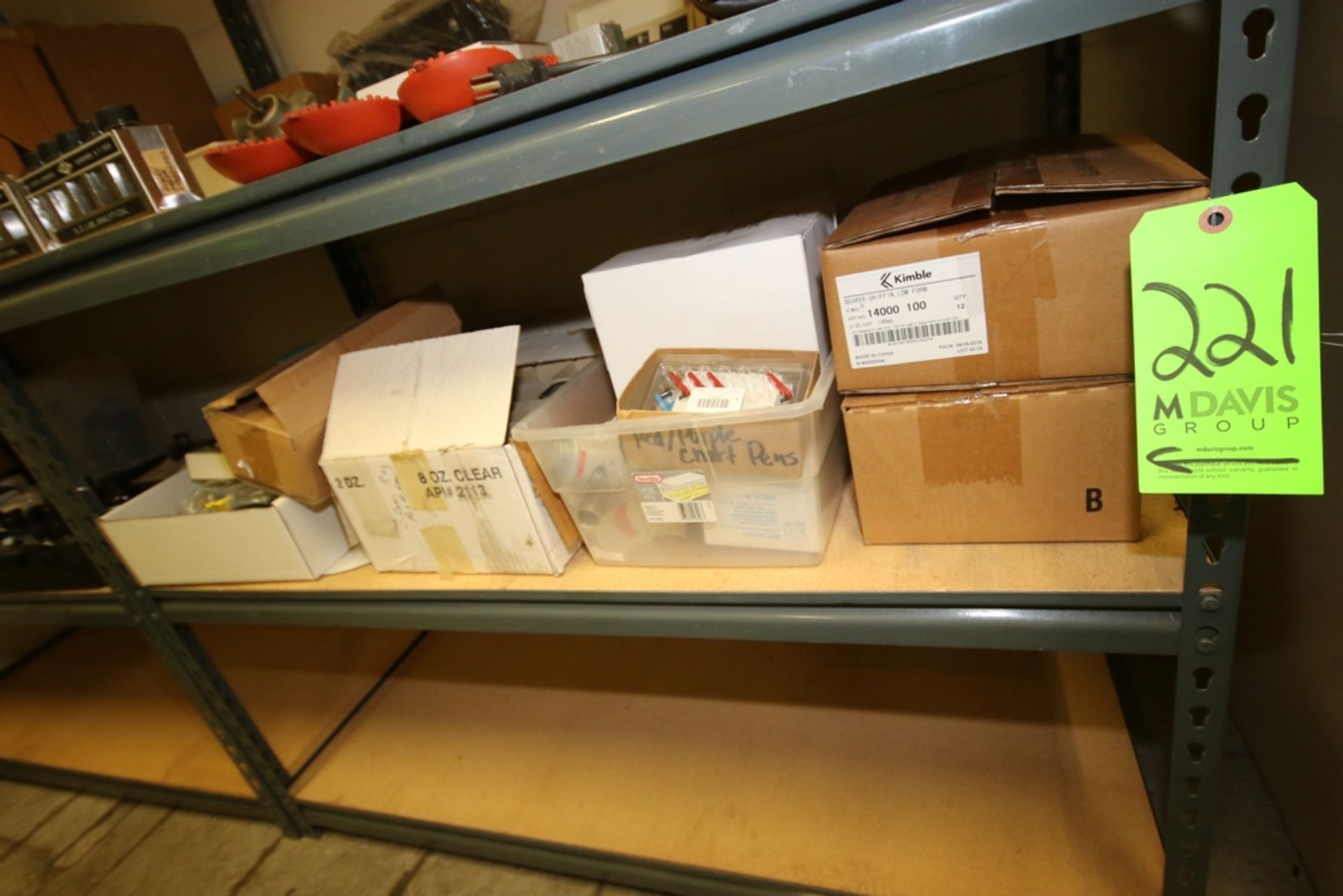 Contents of Shelf, Includes Lab Plastic Ware in Boxes, Solvent Drip Kit in Hard Case, Plastic Lab - Image 3 of 3