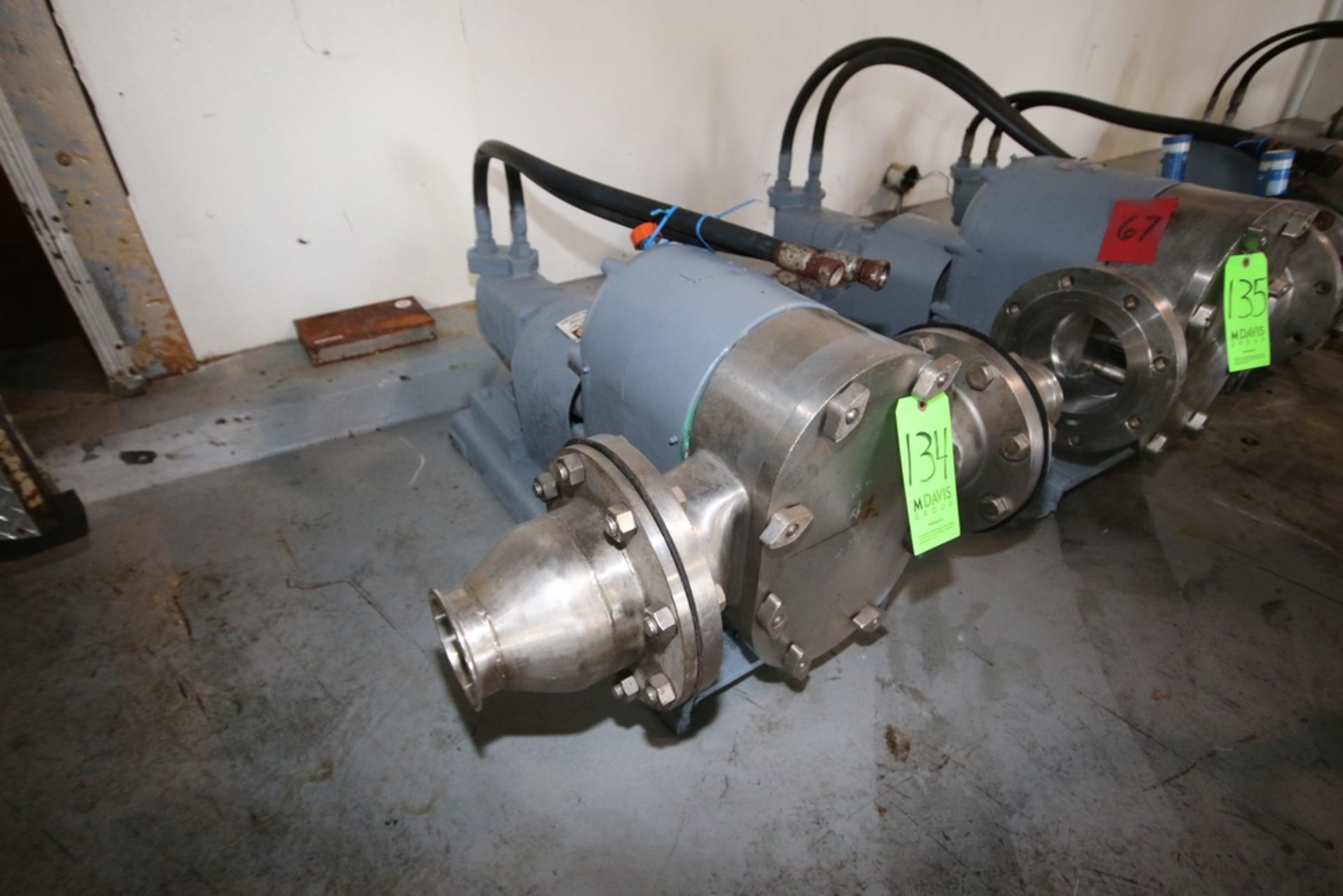 Tri-Clover Positive Displacement Pump, M/N PR300-6F-TC1-4-SL-S, with 4" Clamp Type Inlet/Outlet - Image 3 of 5