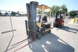 Hyster Electric Sit-Down Forklift, M/N E60XM2-33, S/N F108V27748A, with 3-Stage Mast, with Side