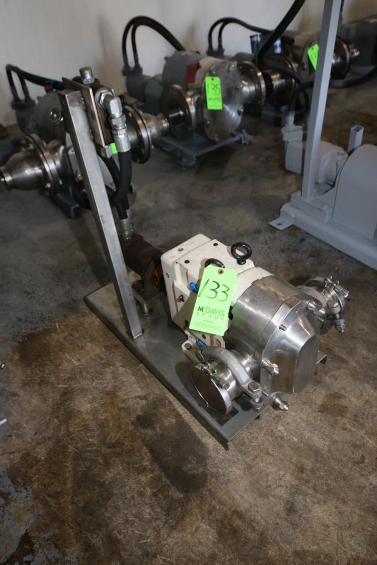 WrightFlow Positive Displacement Pump, M/N WB1300TRA20, S/N 10F8265, with 4" Clamp Type Inlet/ - Image 3 of 5