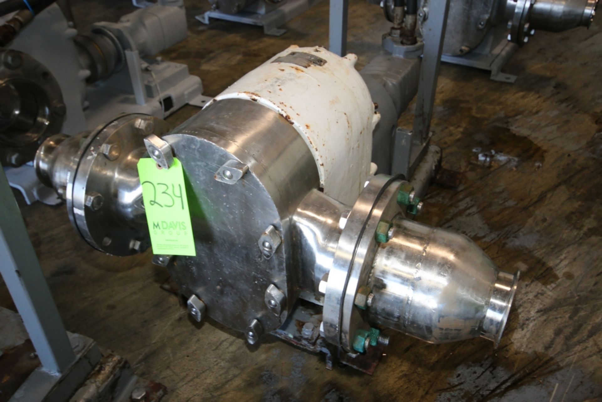 Tri-Clover Positive Displacement Pump, M/N PR300-6F-TC1-4-SL-S, S/N 347184-01, with 4" Clamp Type - Image 2 of 3