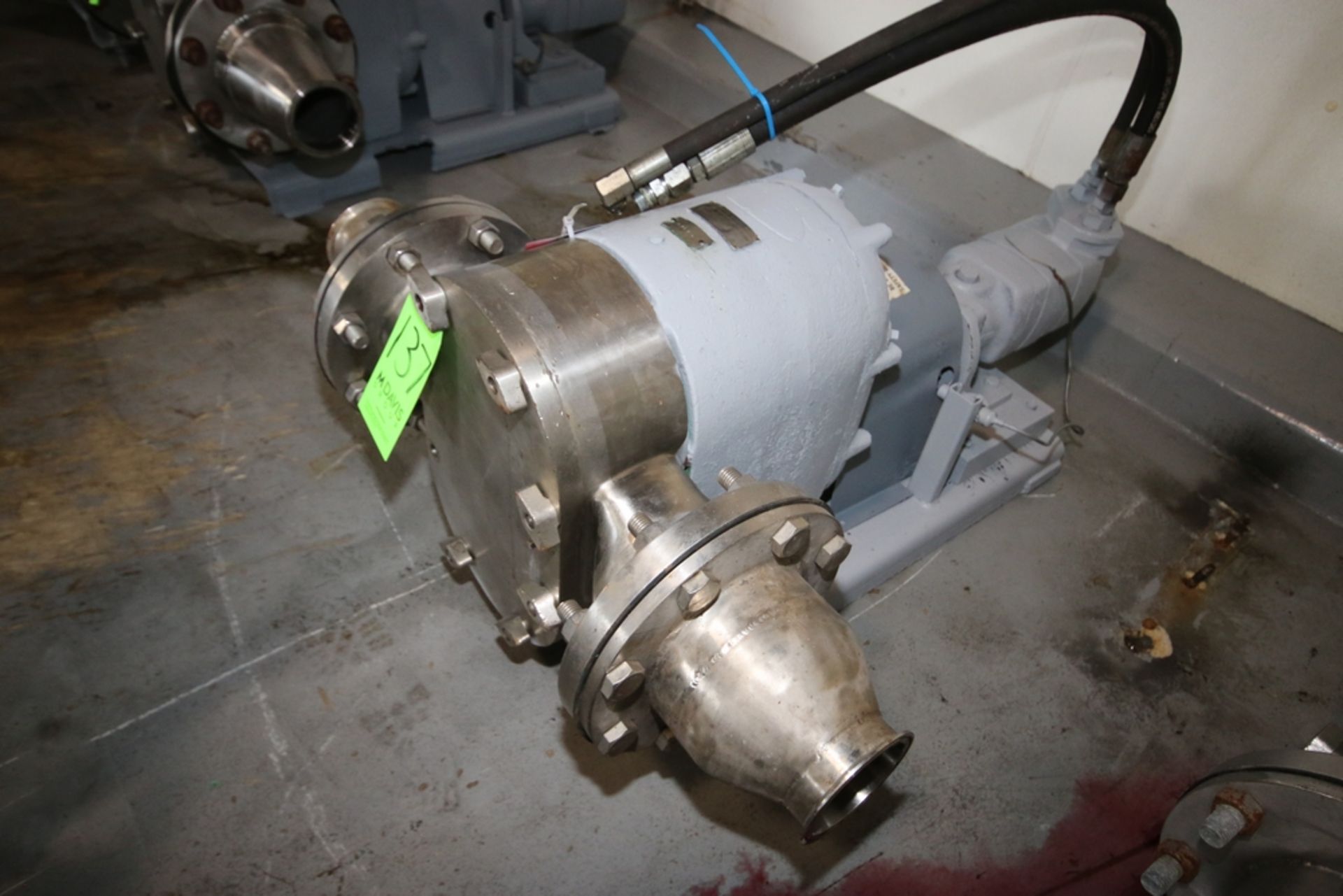 Tri-Clover Positive Displacement Pump, M/N PR300-6F-TC1-4-SL-S, S/N TA59AJ, with 4" Clamp Type - Image 2 of 5