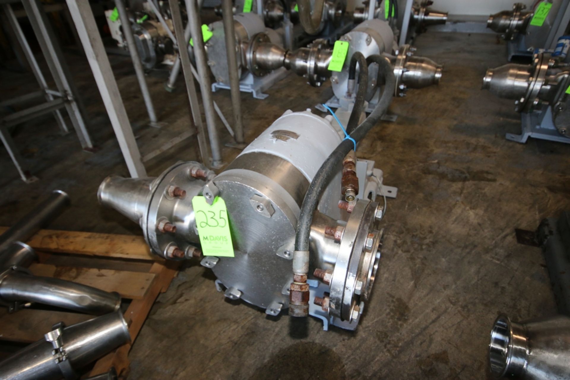 Tri-Clover Positive Displacement Pump, M/N PR300-6F-TC1-4-SL-S, S/N TA039J, with 4" Clamp Type