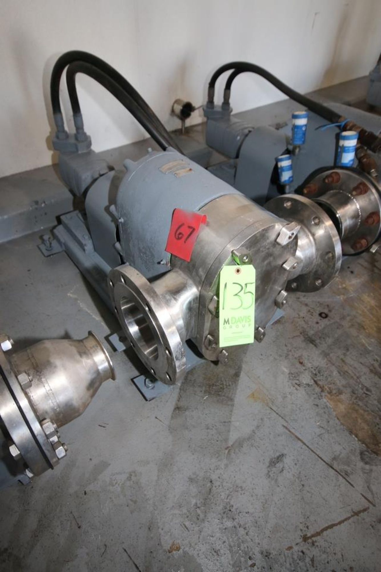 Tri-Clover Positive Displacement Pump, M/N PR300-6F-TC1-4-SL-S, S/N W749, with 6" Bolt Type Inlet/ - Image 4 of 5