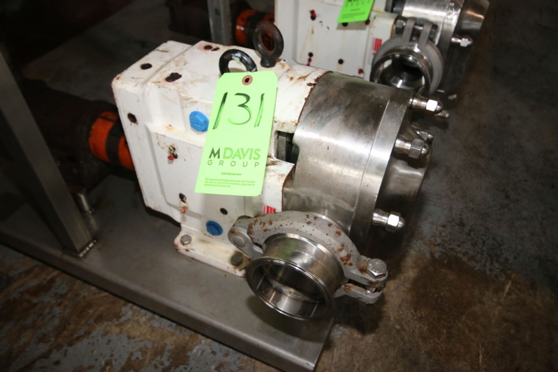 WrightFlow Positive Displacement Pump, M/N WB1300TRA20, S/N 10F8264, with 4" Clamp Type Inlet/ - Image 3 of 7