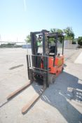 Hyster Electric Sit-Down Forklift, M/N E60XL-33, S/N C10EV11185L, with 2-Stage Mast (NOTE: Missing a