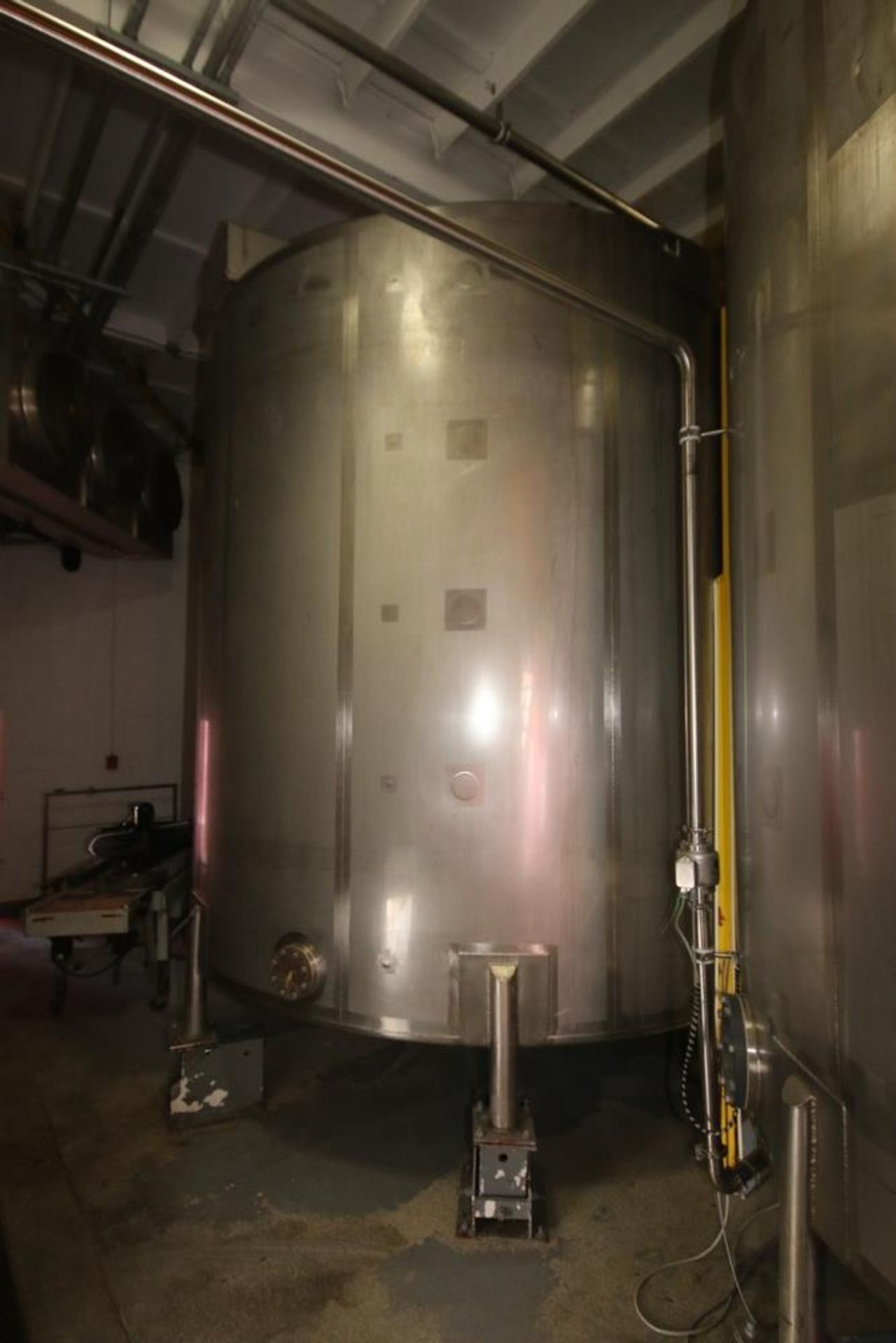 Walker 10,000 Gal. Single Wall Vertical Mix Tank, S/N 5595, with Vertical Dual Prop Agitation with - Image 3 of 7