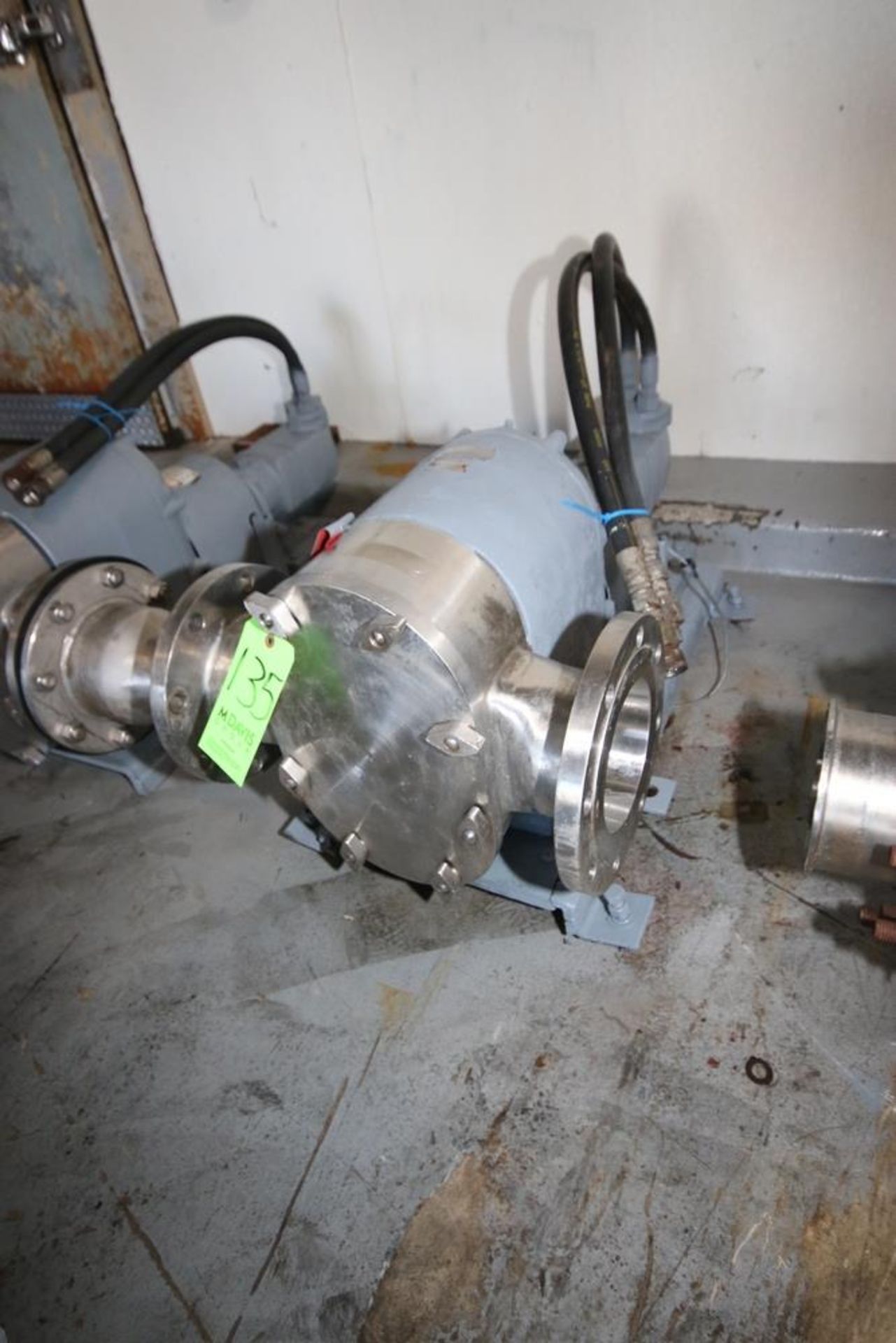 Tri-Clover Positive Displacement Pump, M/N PR300-6F-TC1-4-SL-S, S/N W749, with 6" Bolt Type Inlet/ - Image 5 of 5