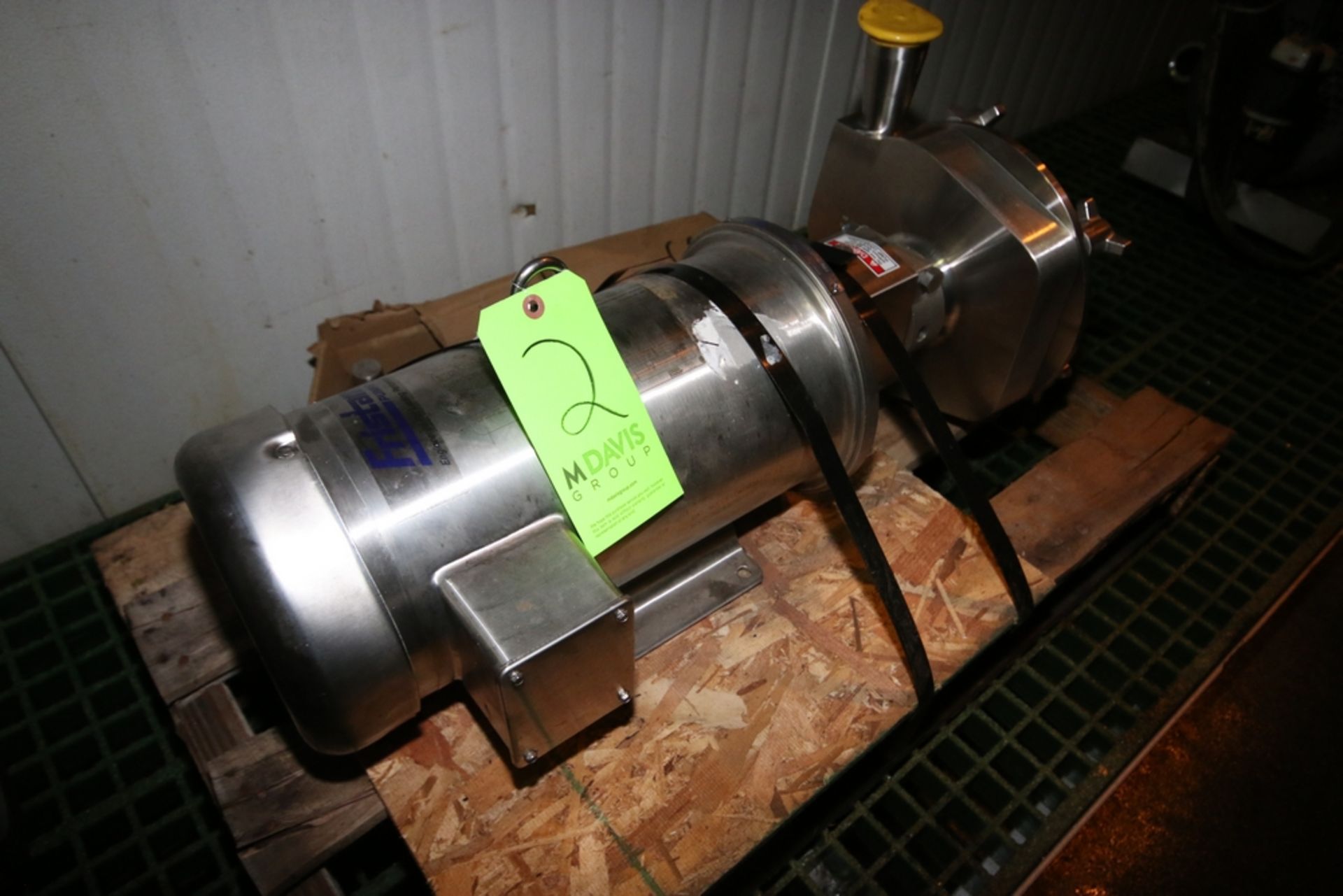 NEW Fristam 5 hp Centrifgual Pump, M/N FPR1741-205, S/N FPR17411202652, Baldor 1750 RPM S/S Clad - Image 3 of 3