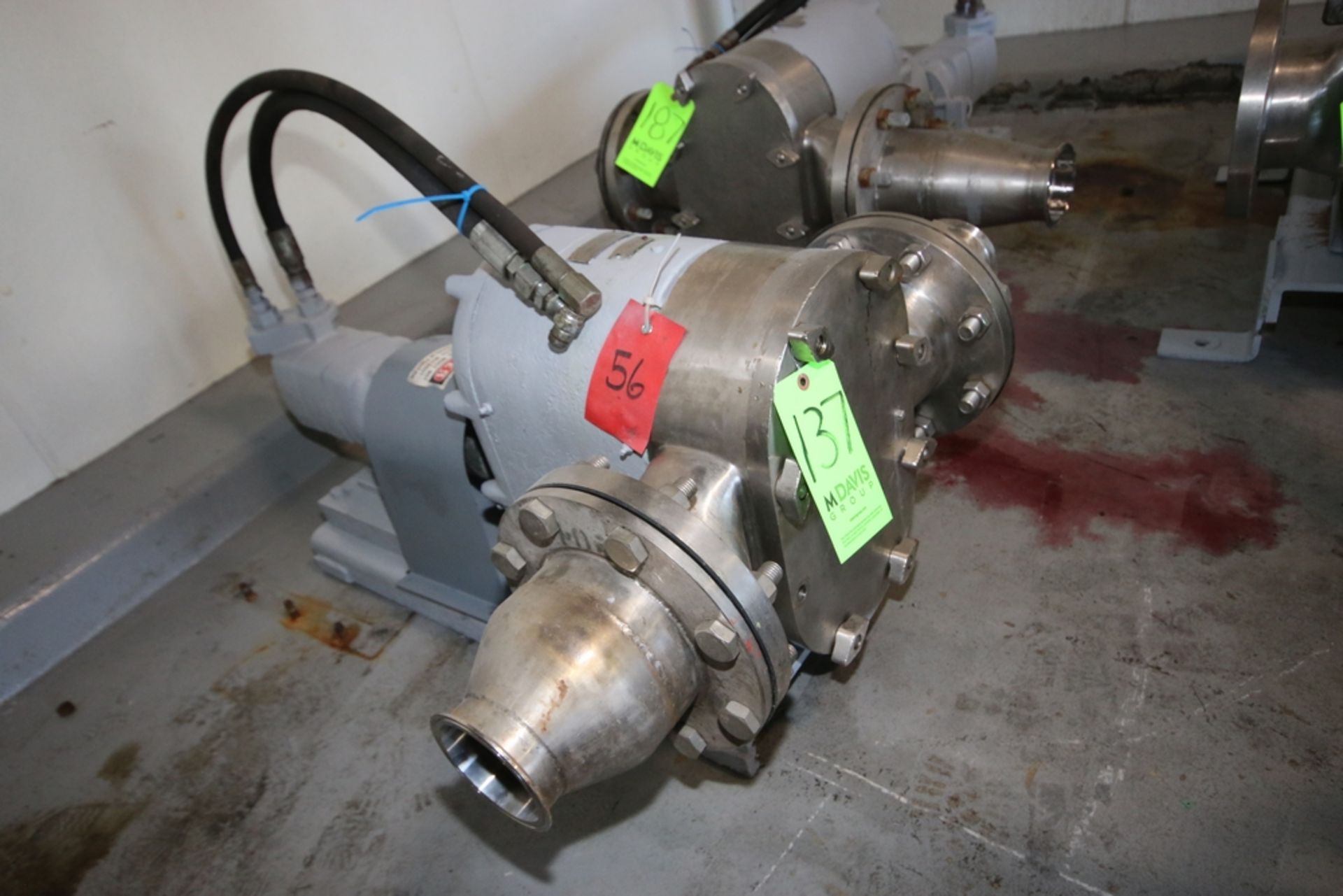 Tri-Clover Positive Displacement Pump, M/N PR300-6F-TC1-4-SL-S, S/N TA59AJ, with 4" Clamp Type - Image 4 of 5