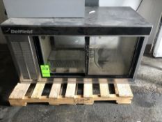 Delfield S/S Refrigerator, with Sliding Glass Door