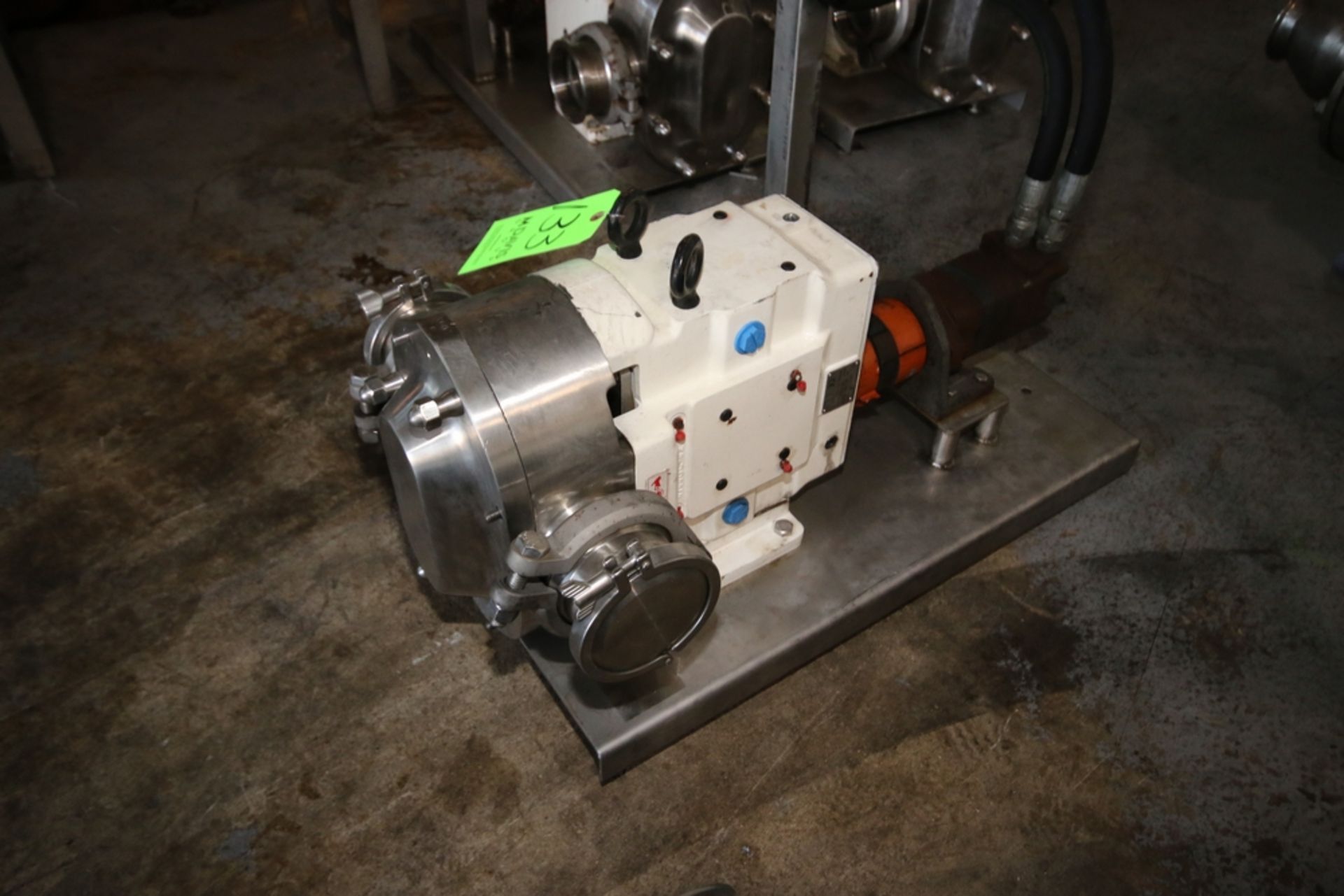 WrightFlow Positive Displacement Pump, M/N WB1300TRA20, S/N 10F8265, with 4" Clamp Type Inlet/ - Image 5 of 5