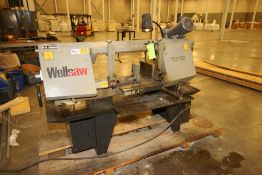 Wellsaw Horizontal Band Saw, M/N 1318, with Tiger Tooth Blade, Blade Size 1X035X150, with 20" W