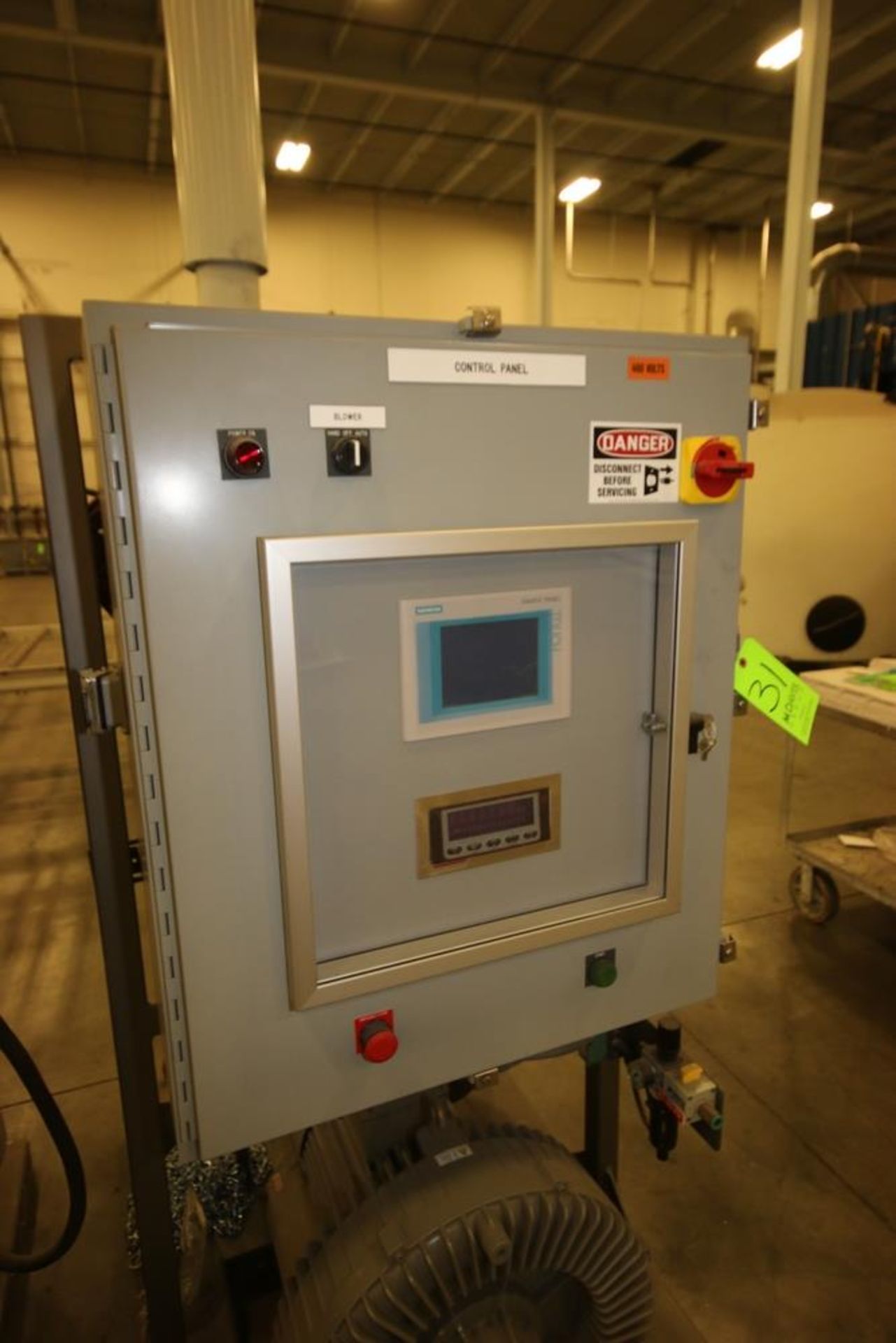 All-Star 20 hp Blower Skid, with Siemens PLC and Touchscreen Display, Mounted on Skid with - Image 5 of 7