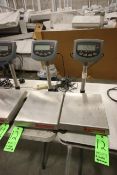 Ohaus S/S Digitial Platform Scales, M/N CD-11, with Digitial Read Outs, Platform Dims.: Aprox. 14" L