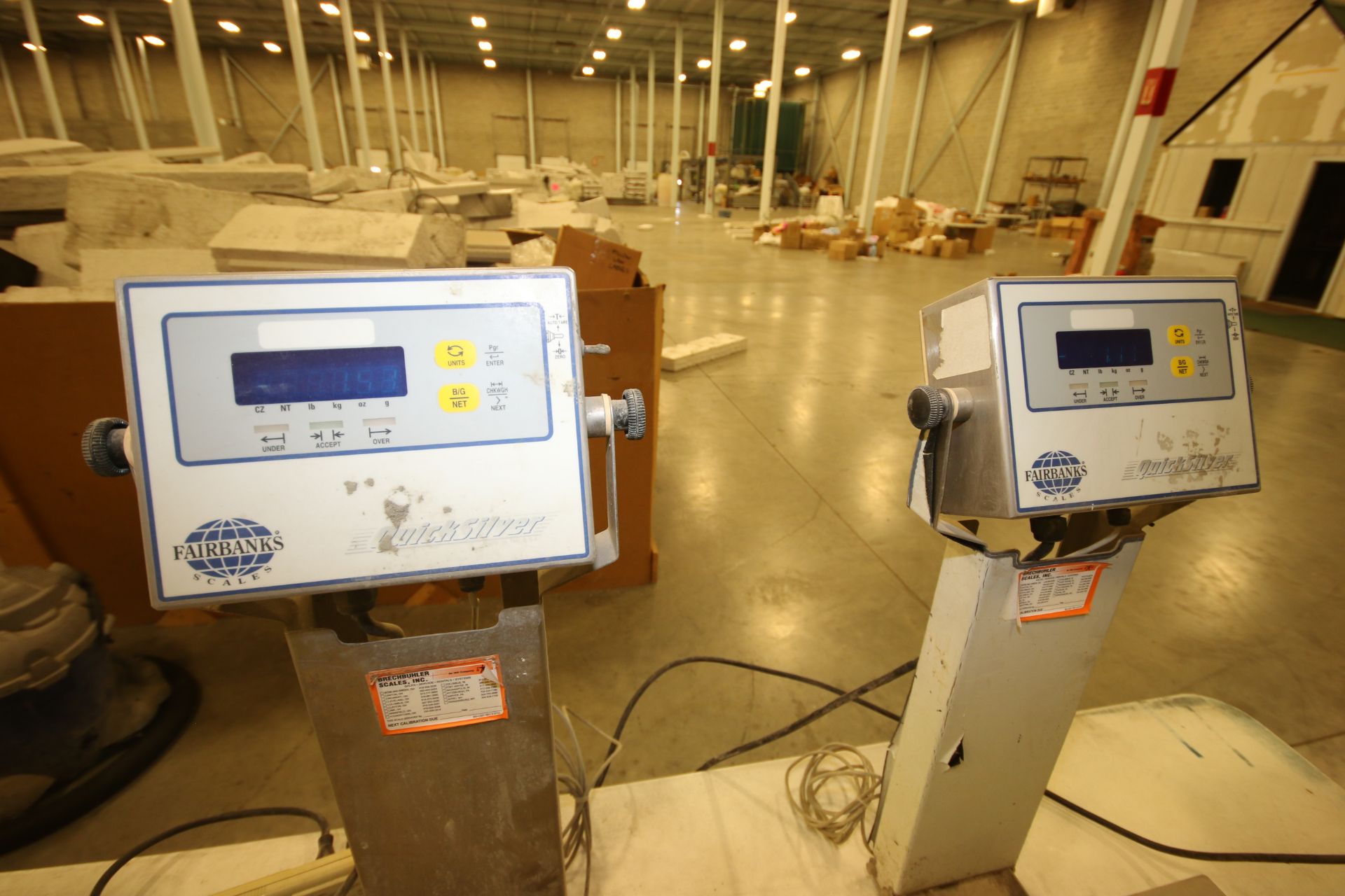 Fairbanks Digital Platform Scales, M/N IND-HR5000-1A, 2-with 18" L x 18" W S/S Platforms, and 1-with - Image 3 of 5