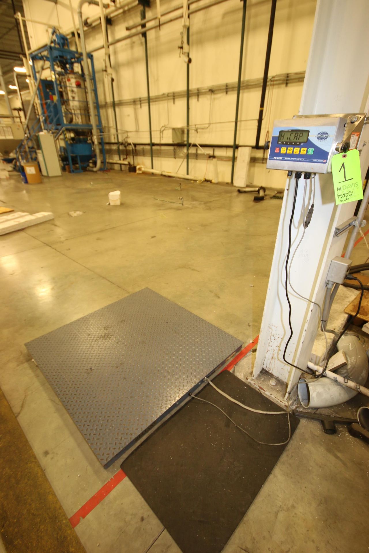 Fairbanks Digital Floor Scale, M/N FB2200, Nominal Capacity 5,000 x 1 lb., with 48" x 48" Floor