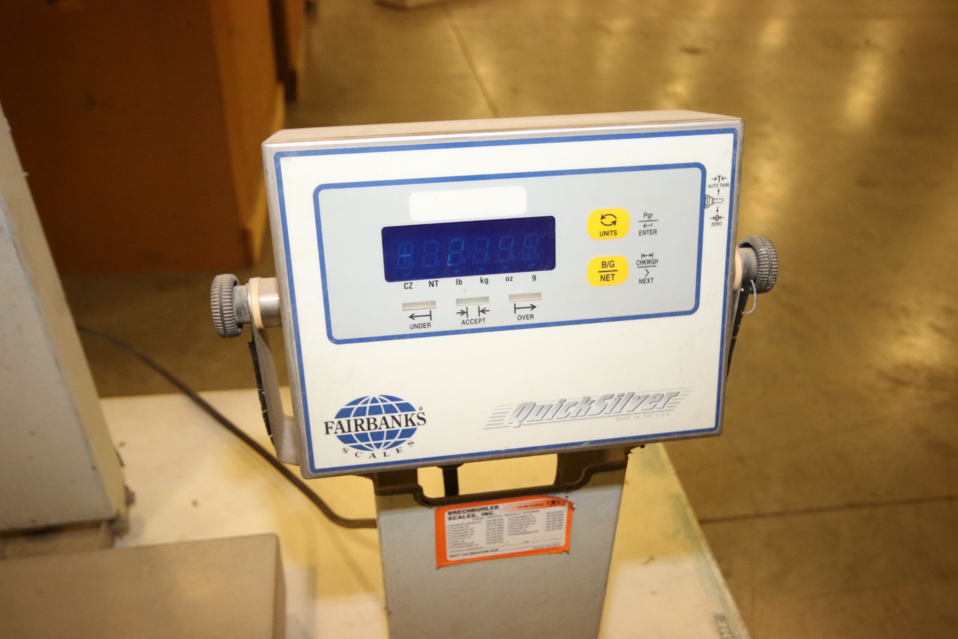 Fairbanks Digital Platform Scales, M/N IND-HR5000-1A, 2-with 18" L x 18" W S/S Platforms, and 1-with - Image 4 of 5