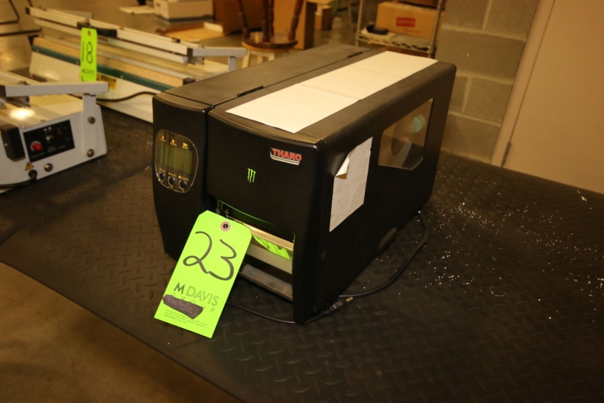 Tharo Bar Code Printer, M/N H-427, S/N B61100-718-00160, 110 Volts