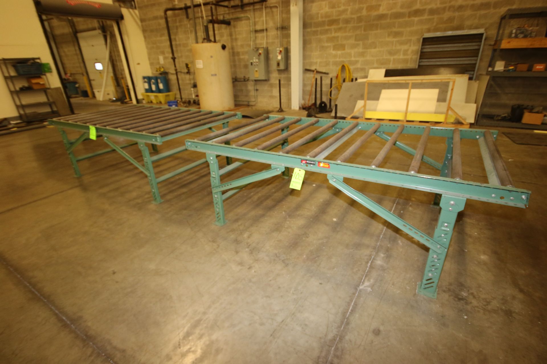 Roach Roller Conveyors, Aprox. 51" W Rollers