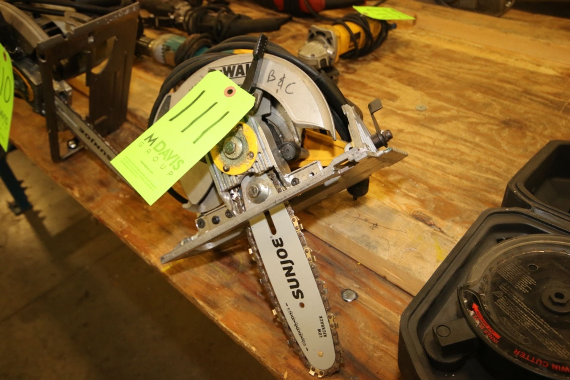 Dewalt Chain Saw, M/N DW368, Type 4, S/N 890669, 120 Volts - Image 2 of 2