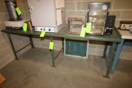 Lab Table, Overall Dims.: Aprox. 96" L x 37" W x 35" H