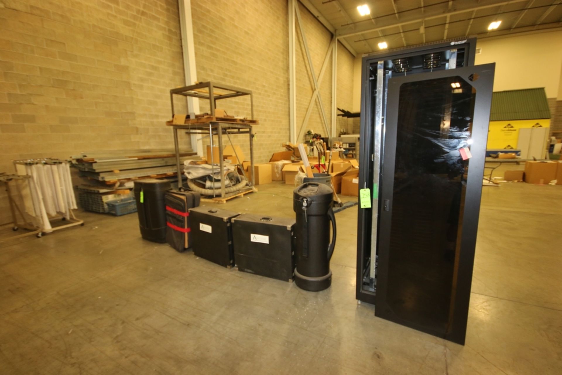 Assorted Trade Show Travel Cases, with Black Box Server Rack, with Door and Sight Glass - Image 2 of 2