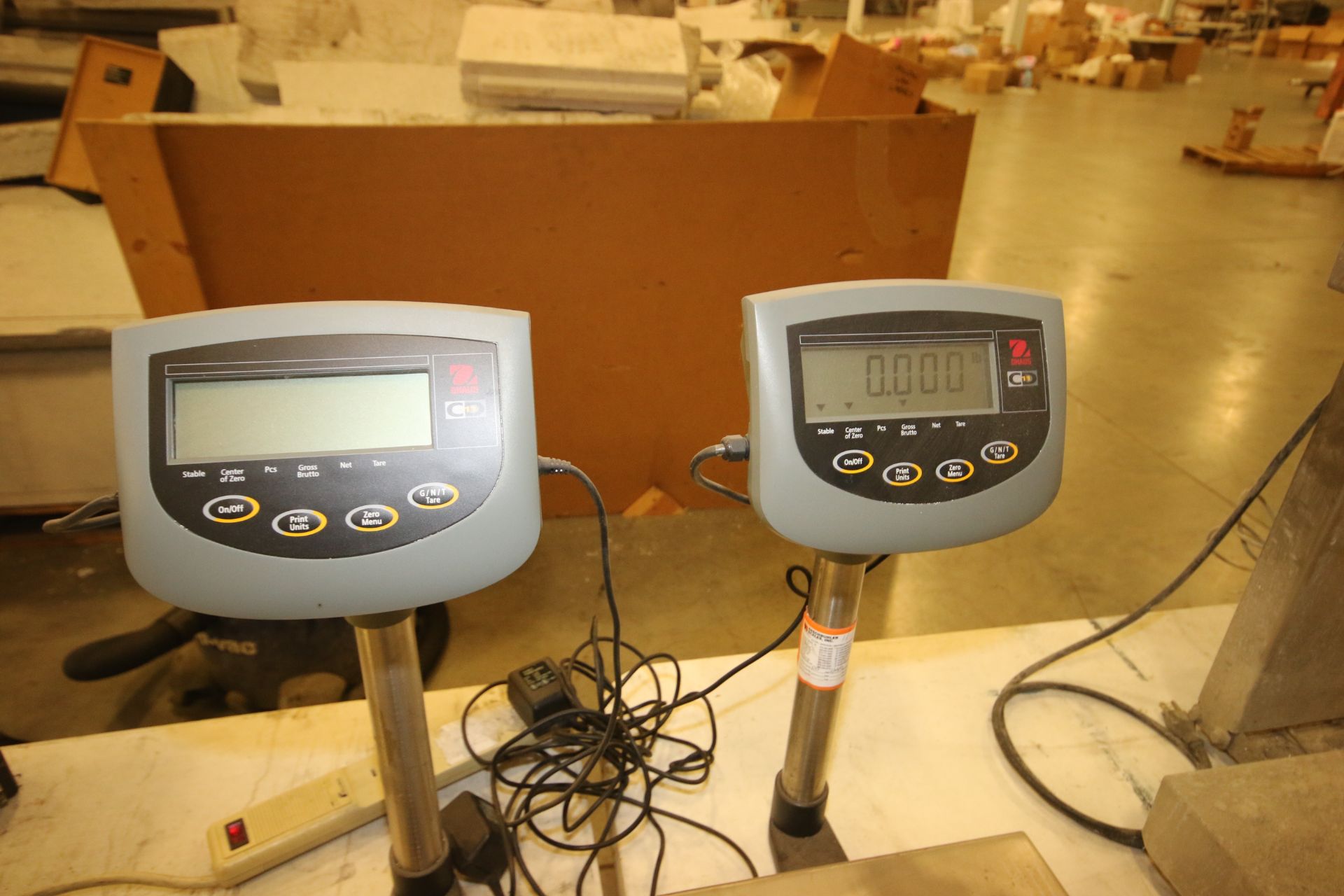 Ohaus S/S Digitial Platform Scales, M/N CD-11, with Digitial Read Outs, Platform Dims.: Aprox. 14" L - Image 2 of 3